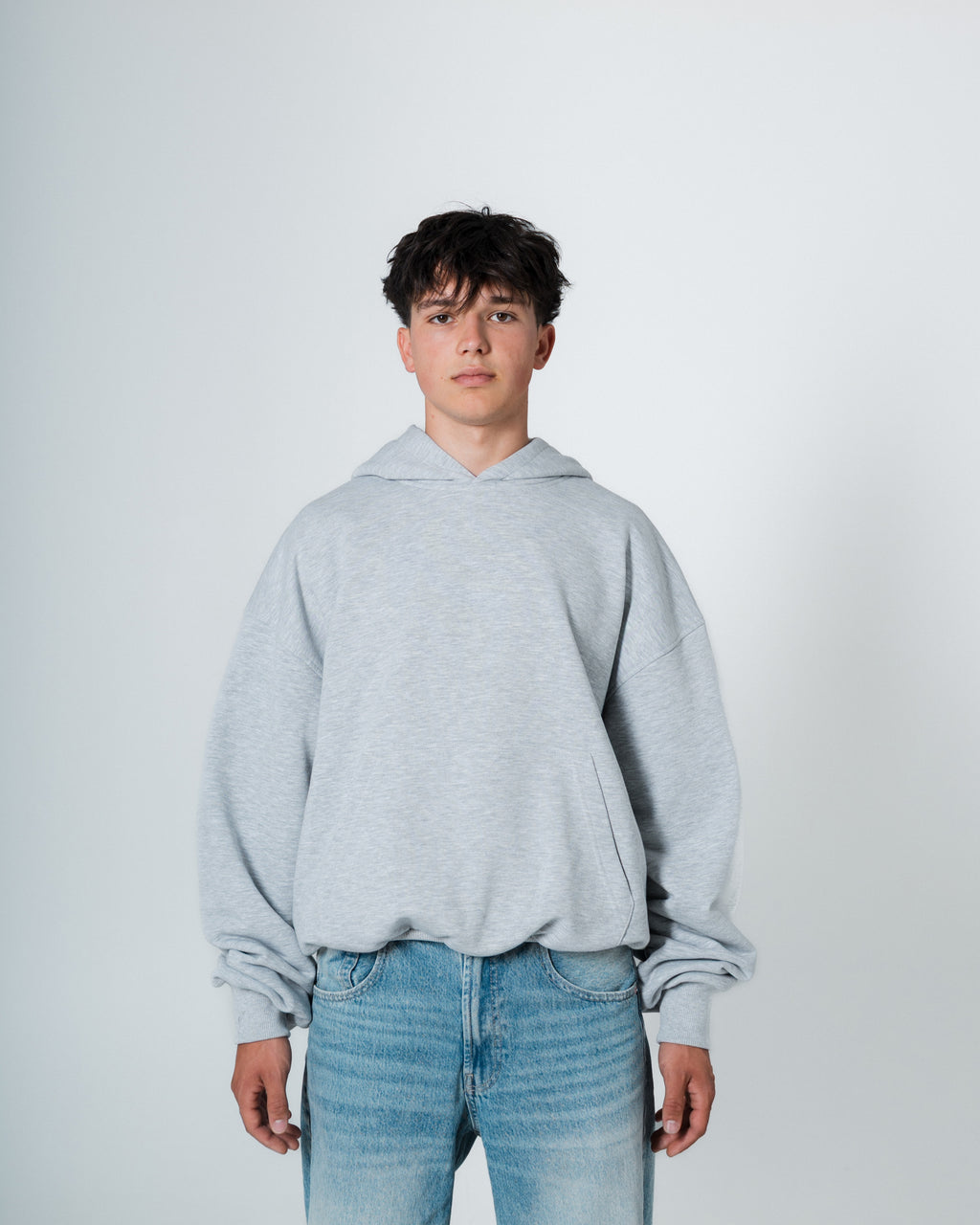 NOSTALGIC GREY HOODIE