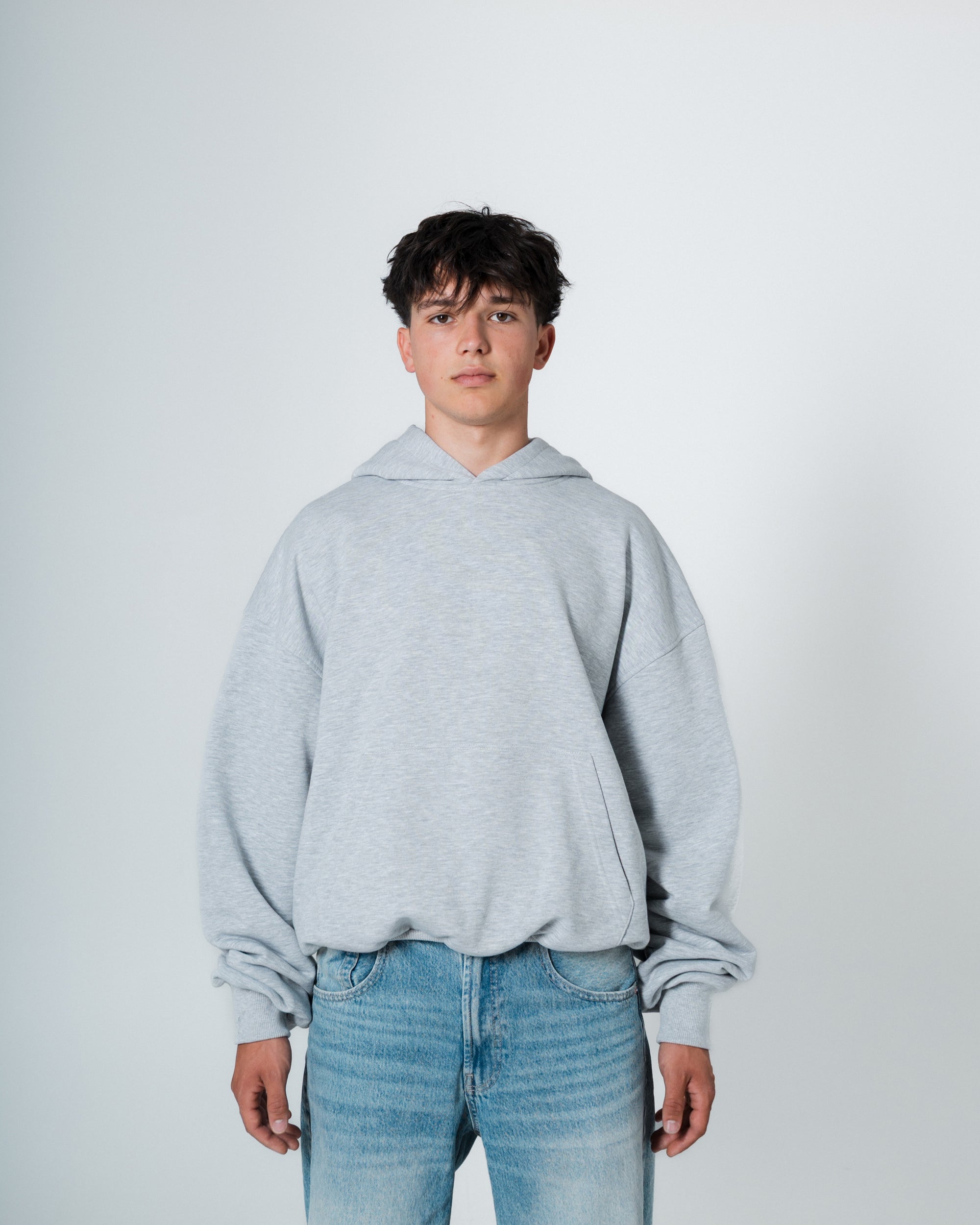 NOSTALGIC GREY HOODIE